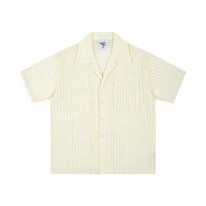 riiou new men's designer short-sleeve shirt